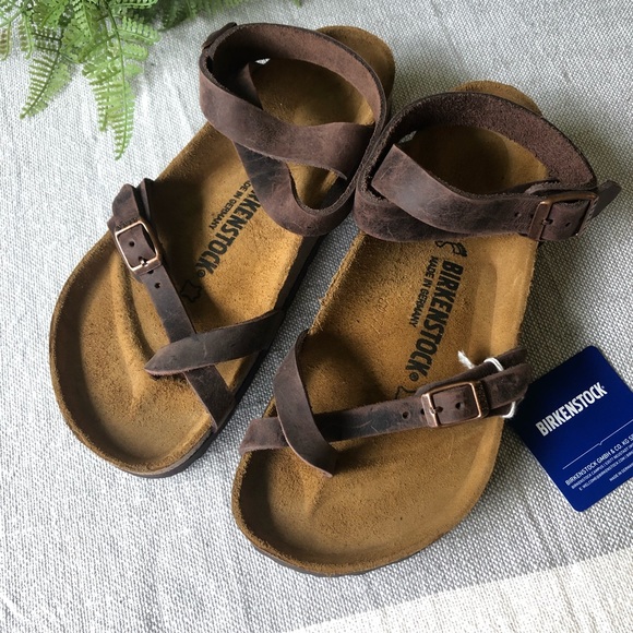 Birkenstock Shoes - New Birkenstock Yara Oiled Leather Habana Size 7
